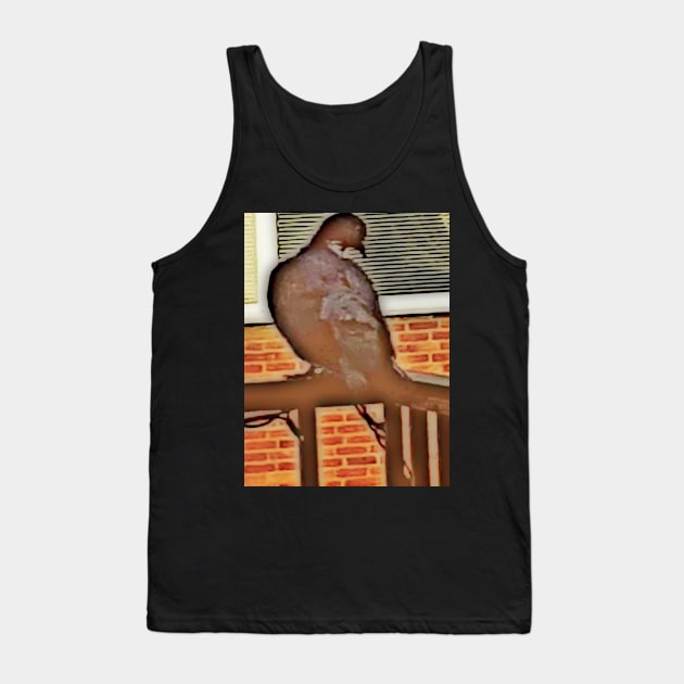 Pigeon on the Balcony Tank Top by Alemway